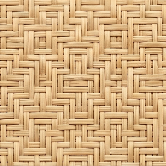 Doublure en paille naturelle — vue d'ensemble
